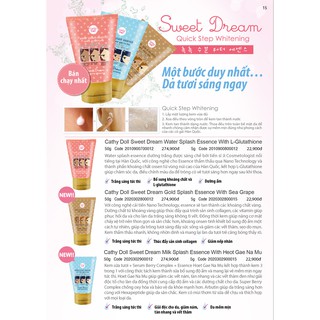 Tinh chất dưỡng trắng da Cathy Doll Water Splash Essence 30g