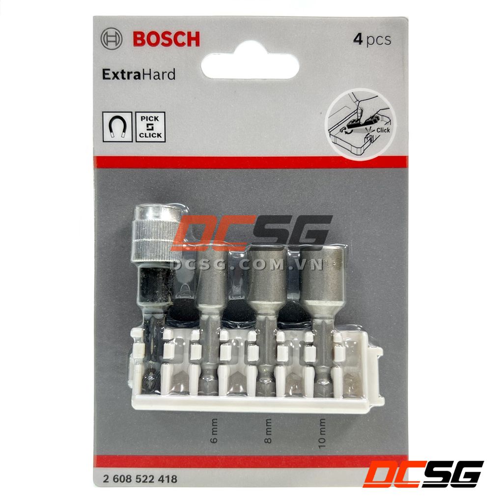 Bộ mũi khoan, mũi vít, vặn ốc BOSCH PICK&CLICK  | DCSG