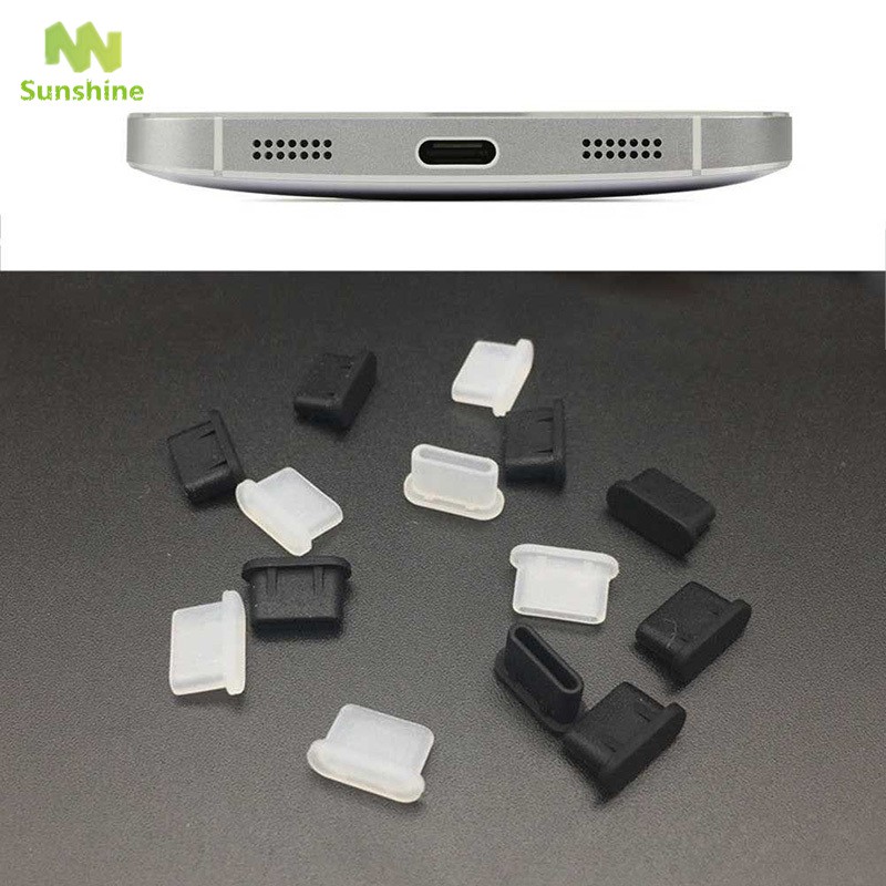 Bộ 5 đầu cắm cổng sạc Type C chống bám bụi cho điện thoại di đọng | BigBuy360 - bigbuy360.vn