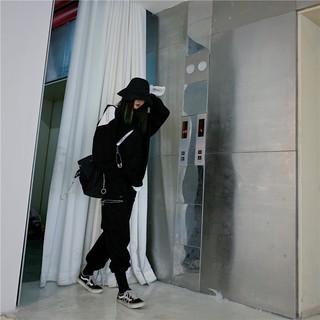 Quần túi hộp ulzzang đen