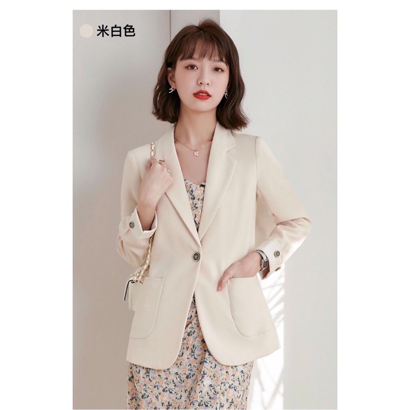 ÁO VEST BLAZER NỮ HAI LỚP PHONG CÁCH HÀN QUỐC MẪU MỚI NHẤT MÃ HQ01