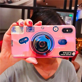 Ốp lưng camera phong cách Retro cho iPhone 6 6S 7 8 Plus X