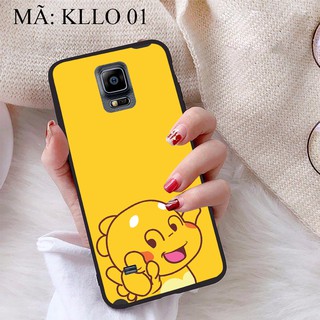Ốp lưng Samsung Note 4 viền dẻo TPU BST Khủng Long Lai Ong