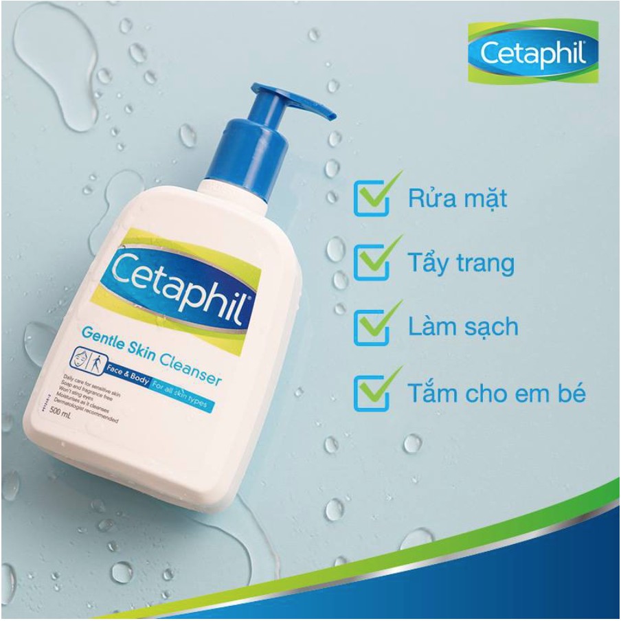 Sữa Rửa Mặt Cetaphil Gentle Skin Cleanser 125ml / 500ml