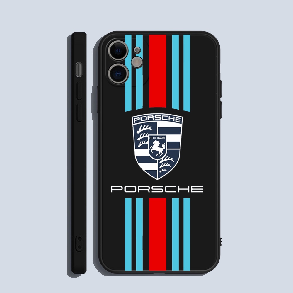Ốp Lưng IPhone Cạnh Vuông in hình Logo Thương Hiệu Xe Ô Tô, BVC Cho Iphone6/6s/7/8/7plus/8plus/6plus/6splus/11/11pro//11