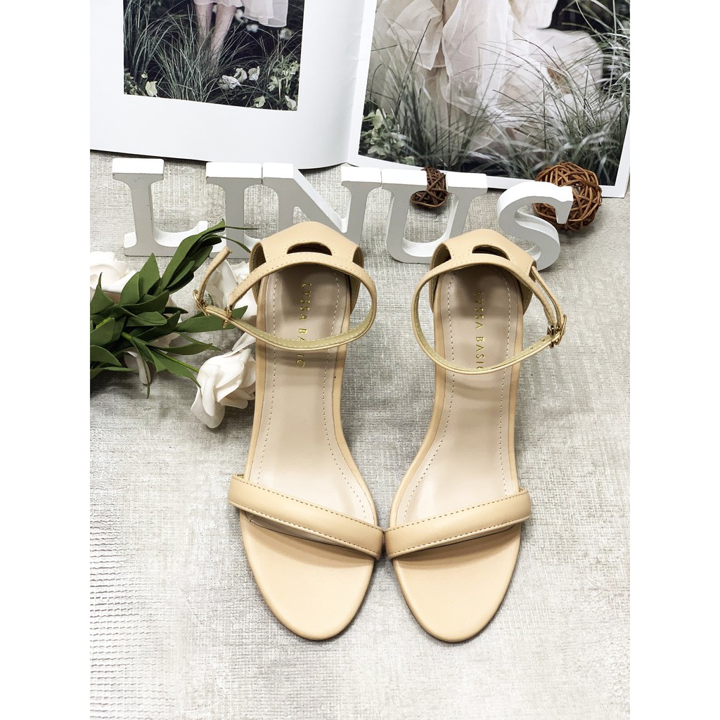 Giày cao gót nữ quai ngang cổ điển - Giày sandal cao gót 9cm - Giày nữ da mềm gồm 3 màu - Giày đẹp cao cấp - Linus LN286