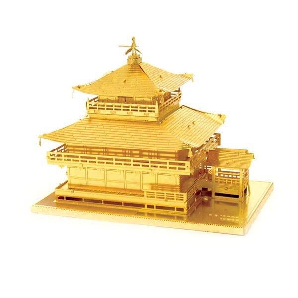 Tự Ráp Mô Hình 3D Thép Kiến Trúc Nhật Bản Chùa Gác Vàng Kinkaku-ji, Cổng Yomeimon, Chùa Asakusa Kannon