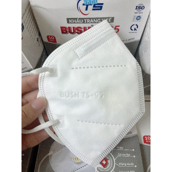 Khẩu Trang Van Logo Dập BUSH TS95 ( Hàng Công Ty ) 10C/1 Hộp