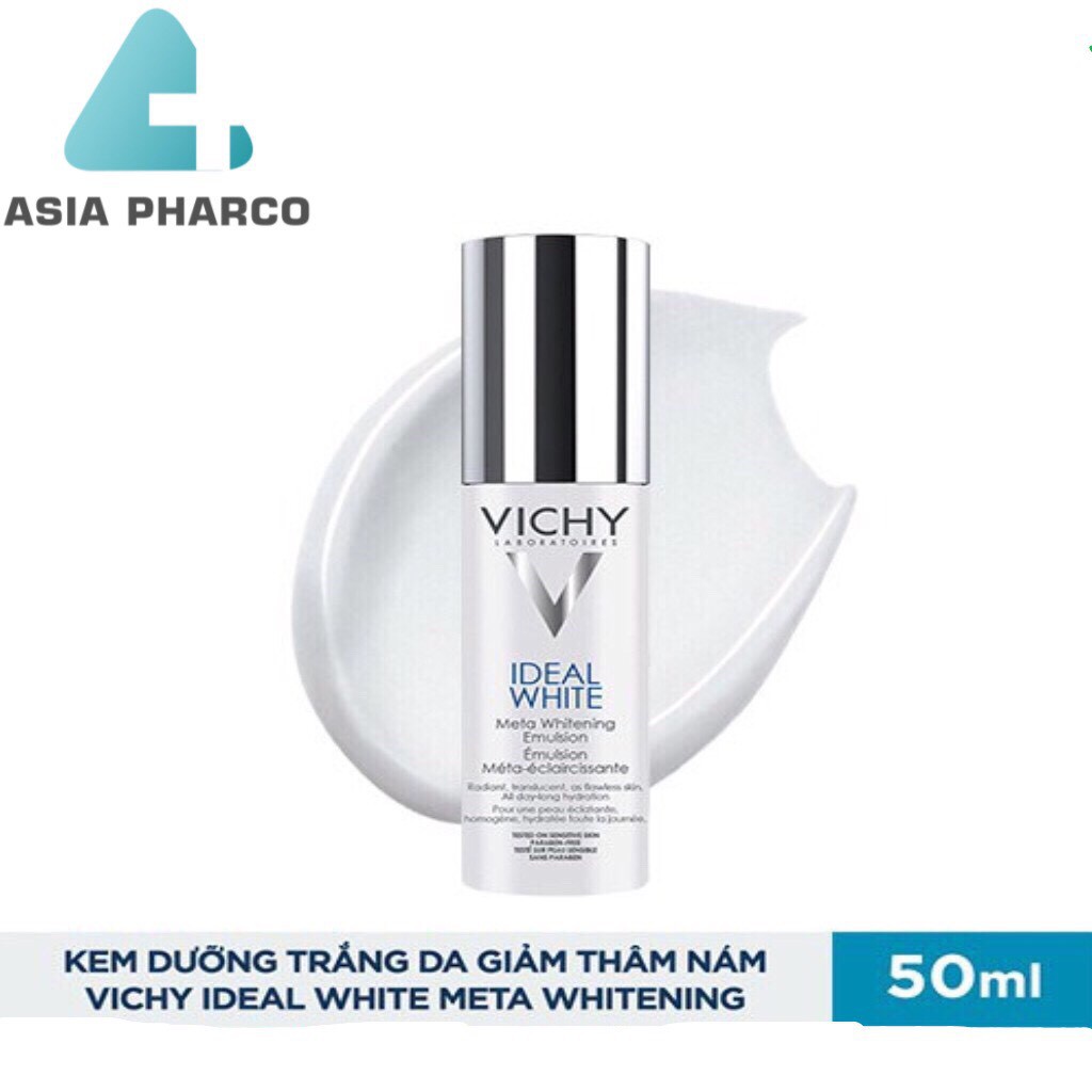 Kem dưỡng trắng da giảm thâm nám dạng nhũ tương Vichy Ideal White Meta Whitening Emulsion 50ml