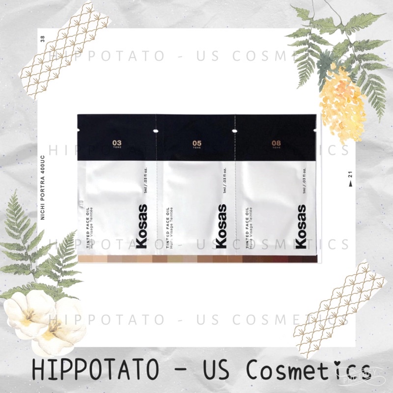 🌿 Kosas Tinted Face Oil - Kem nền dưỡng da trang điểm mỏng nhẹ - Sample