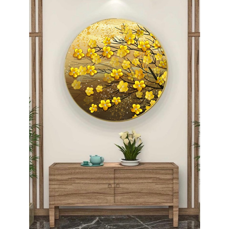 Tranh tráng gương treo tường độc đáo, tranh trang trí decor phòng, phòng đẹp
