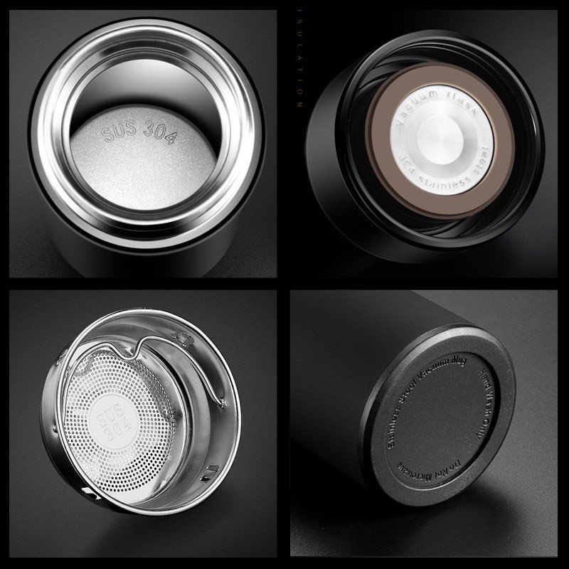 Bình giữ nhiệt inox 304 dung tích 1000ml, bình nước có quai cầm giữ nóng lạnh nhiều giờ 2 lớp cách nhiệt Angola