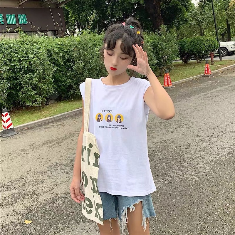 Áo Không Tay Dáng Rộng Thời Trang Mùa Hè Dành Cho Nữ