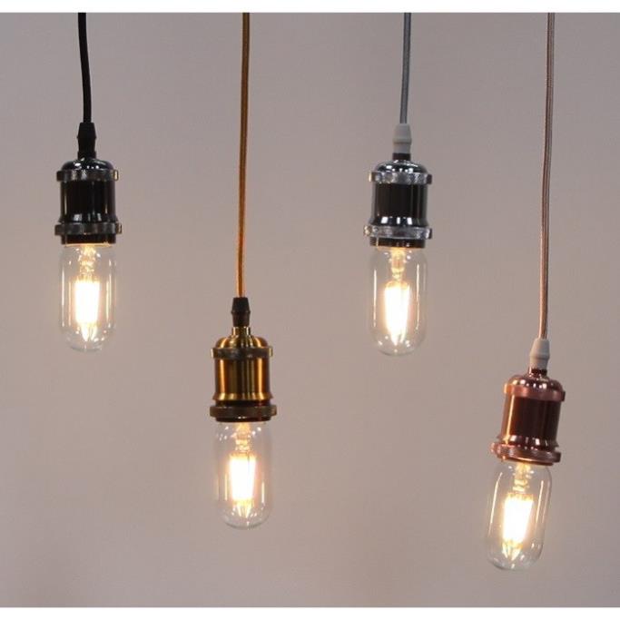 Bộ 5 dây đèn thả cổ điển bóng đèn Led Edison T45 4W