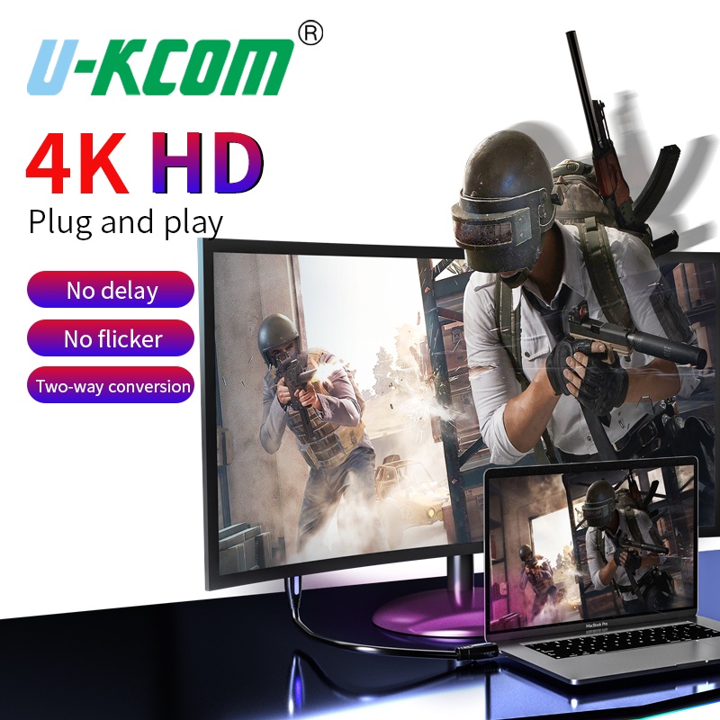 U-KCOM Cáp HDMI tốc độ cao 18Gbps 2.0 4K 3D 1080P cho HDTV HDMI Cáp laptop cho TV