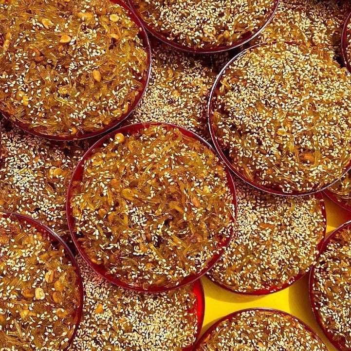 [FREESHIP] HỘP GỪNG SỢI DẺO MÈ NGÀO ĐẬU PHỘNG 300G CM