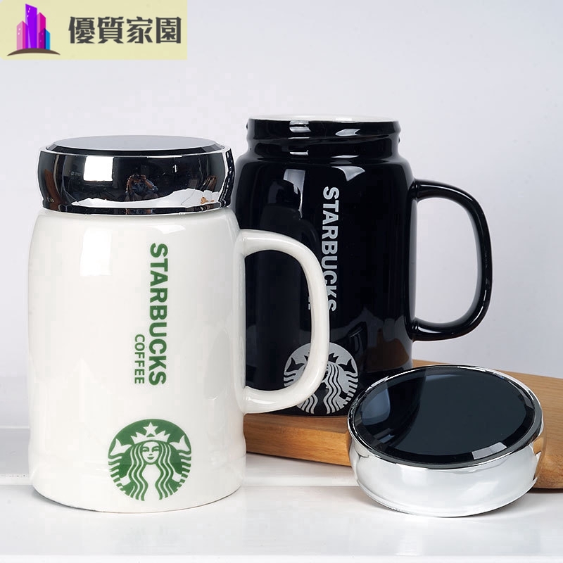 Ly Sứ Uống Nước Starbucks Họa Tiết Trái Cam Xinh Xắn