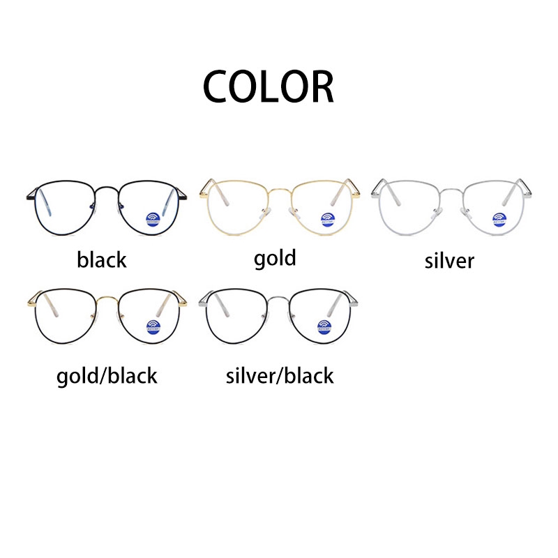 Eyeglasses Anti Radiation Bluelight Light Metal Fram Fashion Glasses Women Men