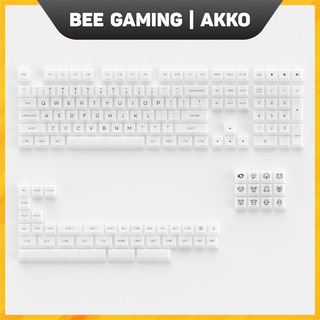 Bộ keycap AKKO Clear PC (Black / White / Tiffany Blue / Clear / Pink) | ASA-Clear Profile | 155 nút