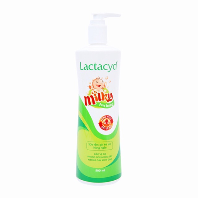 Sữa tắm gội Lacmilky 500ml có vòi