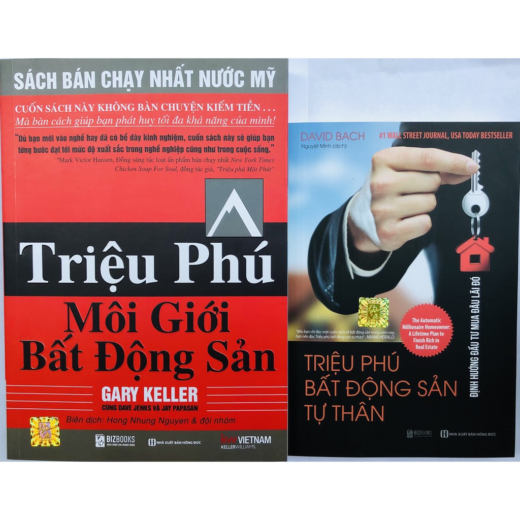 Sách - Triệu Phú Môi Giới Bất Động Sản + Triệu Phú Bất Động Sản Tư Thân: Định Hướng Đầu Tư Mua Đâu Lãi Đó