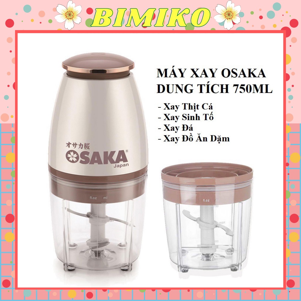 Máy xay thịt đa năng BIMIKO OSAKA máy xay sinh tố xay nước ép trái cây xay đá 750ml BN 01