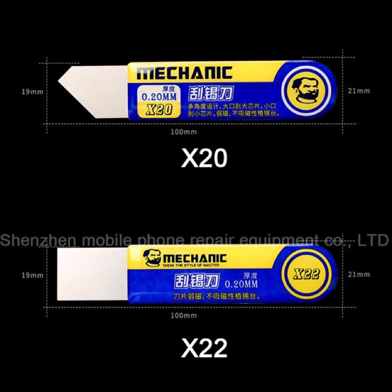 Lưỡi dao tách đa năng/ chét chì Mechanic X20/ X22 Mechanic