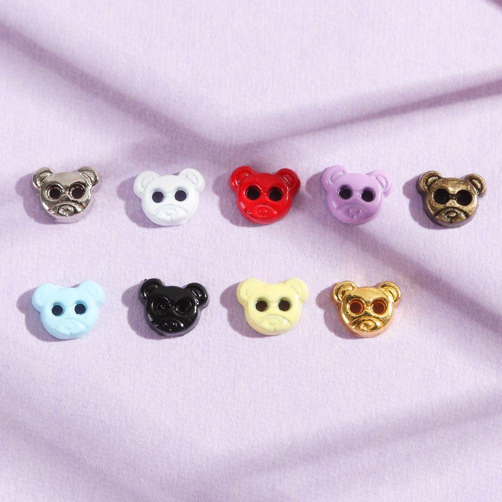 Nút Mini 5mm Màu Cầu Vồng Làm Quần Áo Búp Bê