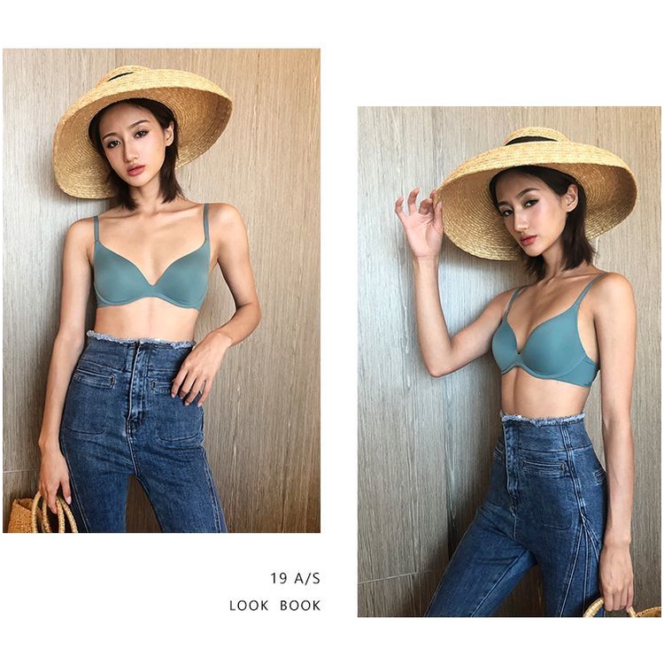 Áo ngực không gọng có mút nâng ngực thiết kế quyến rũ cho nữ