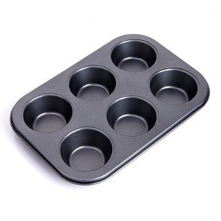 Khuôn cupcake chống dính 6 ô và 12 ô