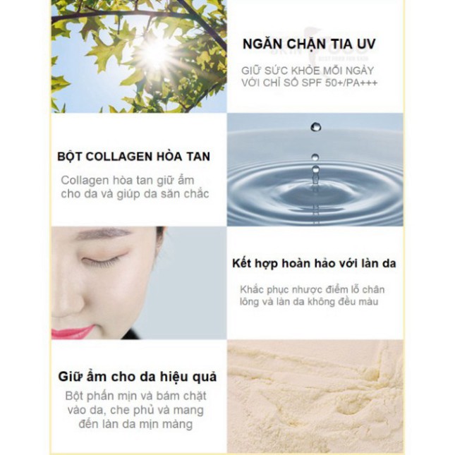 Phấn Phủ Kiềm Dầu, Dưỡng Da Hiệu Qủa Karadium Collagen Smart Sun Pact SPF 50+/PA+++ 11g B0