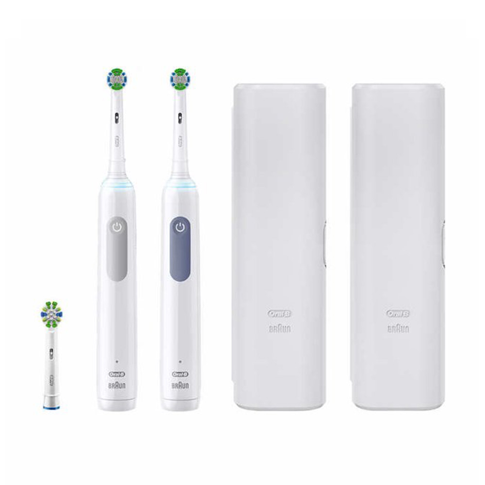 Bàn chải đánh răng sạc điện Oral-B Smart Clean 360 (2 cái +1 đầu thay) của Mỹ