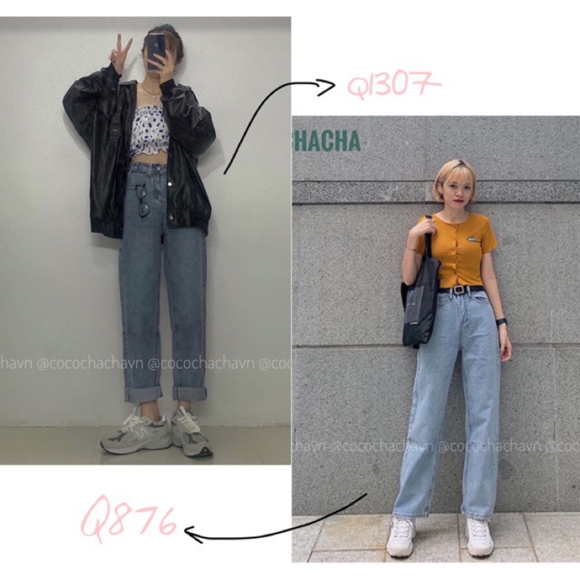 #Q876CS  , #Q1483CS , #Q1473CS quần jeans suông
