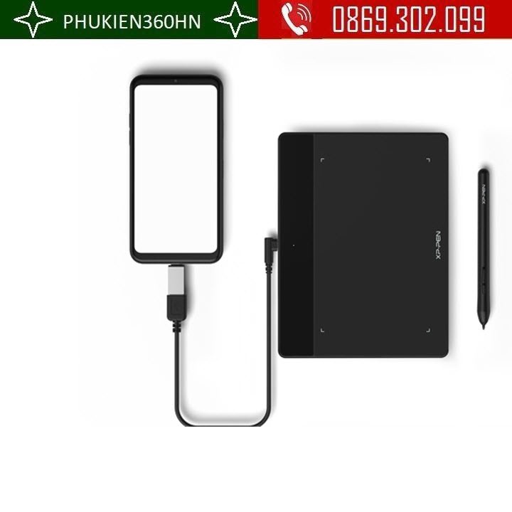Bảng vẽ điện tử XP-Pen DECO FUN S 6x4 inch Android Cảm Ứng Nghiêng