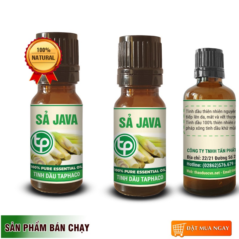 Tinh Dầu Sả Java 10ml - TaPha Khử Mùi