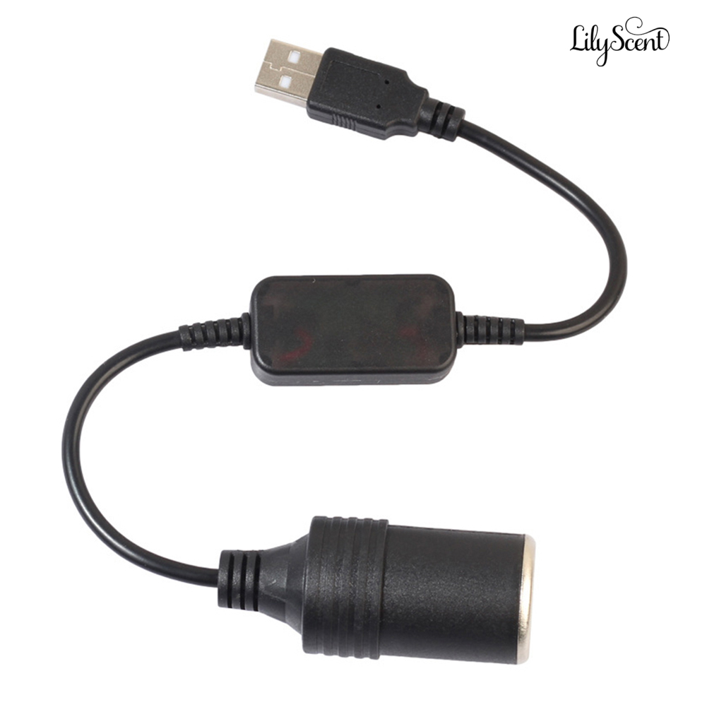 Lilyscent Dây Cáp Chuyển Đổi Từ Usb Male Sang 12v Power Adapter Cable