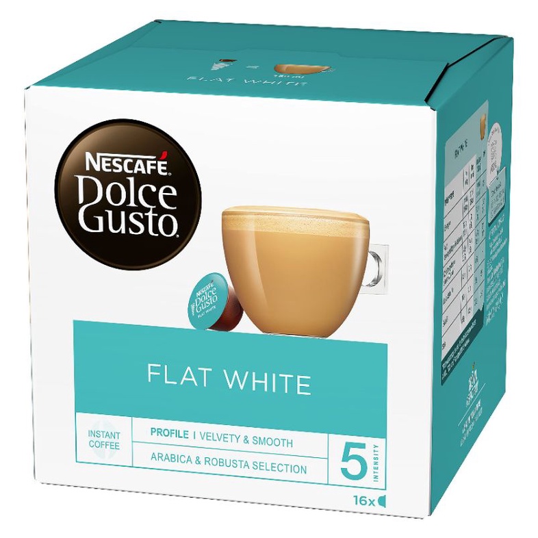 Hộp 16 viên Dolce Gusto Flat White cho máy Dolce Gusto HSD 30/04/2023