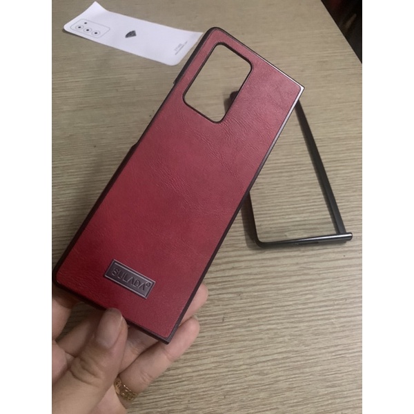Ốp lưng sulada da cho ss galaxy Z Fold 2 /w21