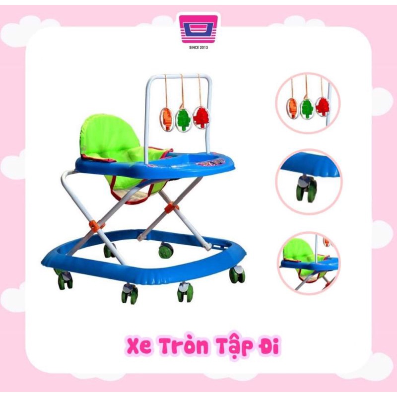Xe tròn tập đi có nhạc Đại Vĩ xe chơi cho bé