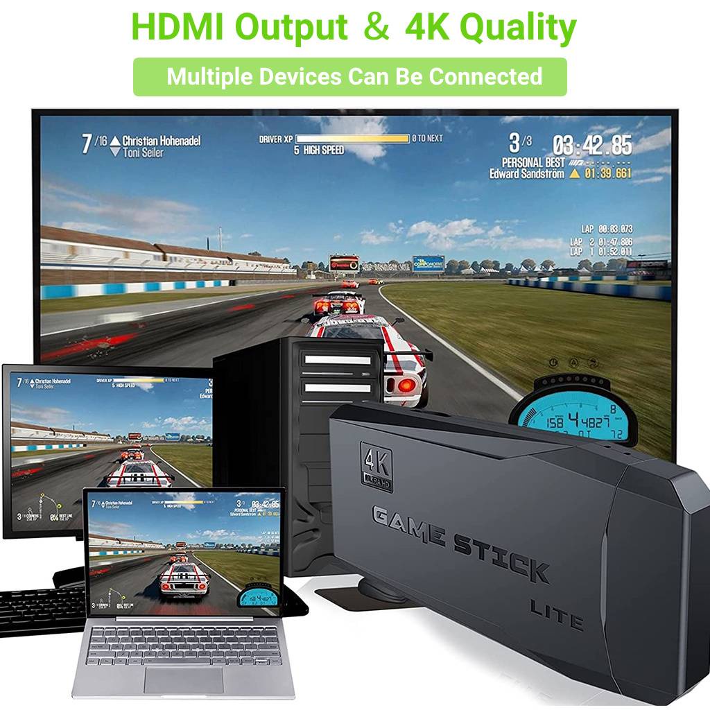 Tay cầm chơi game điện tử không dây chính hãng 2.4G 4K HDMI M8 10000/ 3500