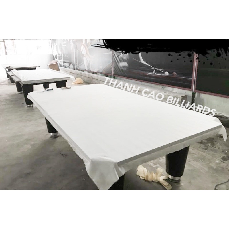 Vải Lót Bàn Bi-a | Tấm Lót Mộc Trắng Bàn Bida | Vải Xoa Trắng 280x160cm