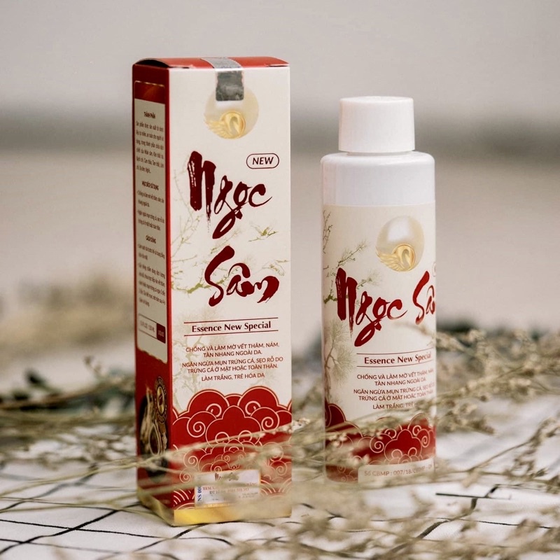 Serum NGỌC SÂM Ngừa Mụn Trắng Da- Mỹ Phẩm Ngọc Sâm Chính Hãng