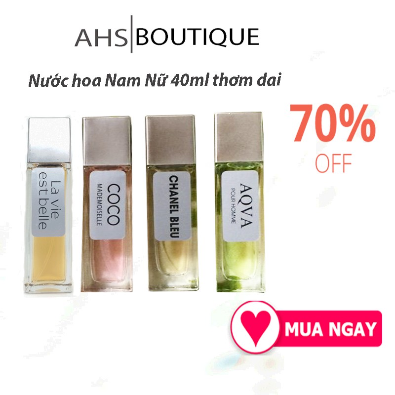 Nước hoa nữ 40ml đủ mùi