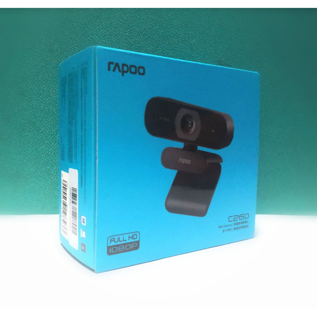 Webcam Rapoo C260 FullHD 1080p Chính Hãng BH Toàn Quốc | BigBuy360 - bigbuy360.vn