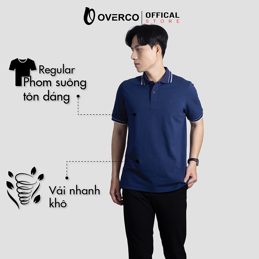 Áo Polo Nam HERRIN Basic OVERCO Phối Bo Đơn Giản , Thời Trang [OV-UPL0018]