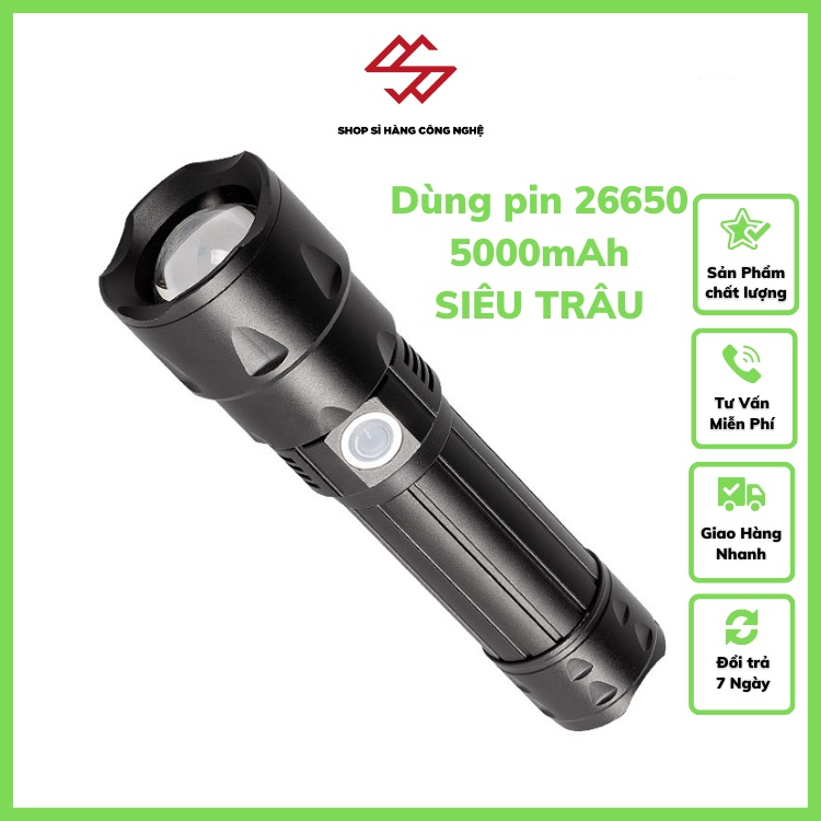 Đèn pin siêu sáng mini chiếu xa X37-P50