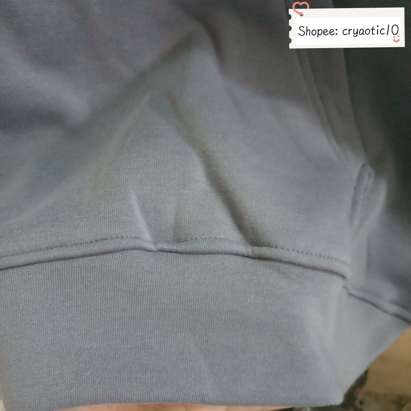 Áo hoodie nỉ xám lông chuột basic unisex | BigBuy360 - bigbuy360.vn