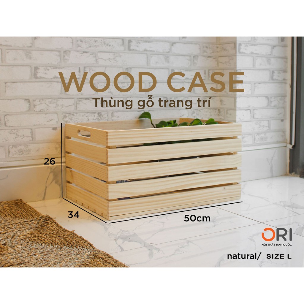 THÙNG GỖ PALLET TRANG TRÍ ĐA NĂNG XUẤT KHẨU - WOOD CASE