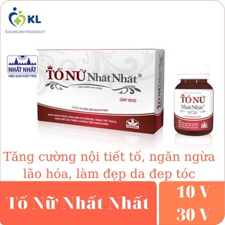 Tố Nữ Nhất Nhất-Tăng Cường nội tiết tố nữ, ngăn ngừa lão hóa, làm đẹp da đẹp tóc, mang lại sự trẻ trung cho phụ nữ