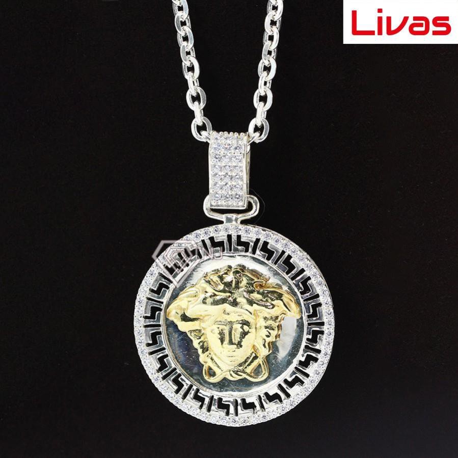 Dây chuyền nam bạc mặt Versace DCA0011 - Trang Sức LIVAS